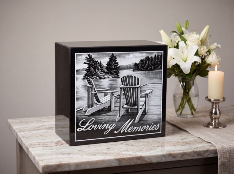 Sample granite urn 1